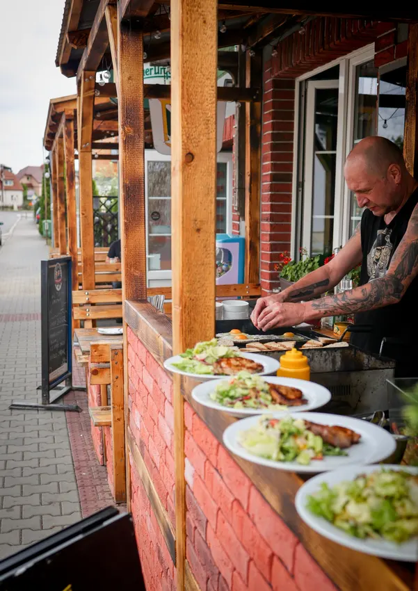 Vaříme před vámi · Na grilu U Dvou lišek